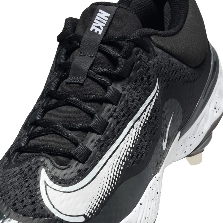 Nike Men's Alpha Huarache Elite 4 Low Baseball Cleats in Black | DJ6521-003 - Image 8
