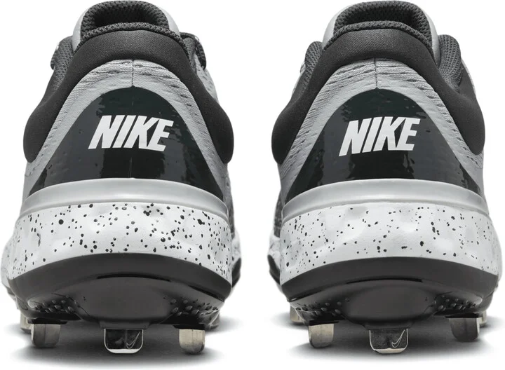 Nike Men's Alpha Huarache Elite 4 Low Baseball Cleats in Grey | DJ6521-004 - Image 6