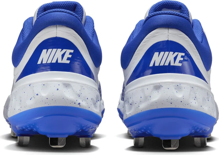 Nike Men's Alpha Huarache Elite 4 Low Baseball Cleats in White | FD2745-108 - Image 6