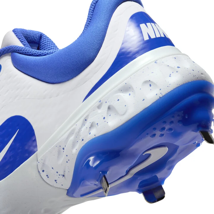 Nike Men's Alpha Huarache Elite 4 Low Baseball Cleats in White | FD2745-108 - Image 9
