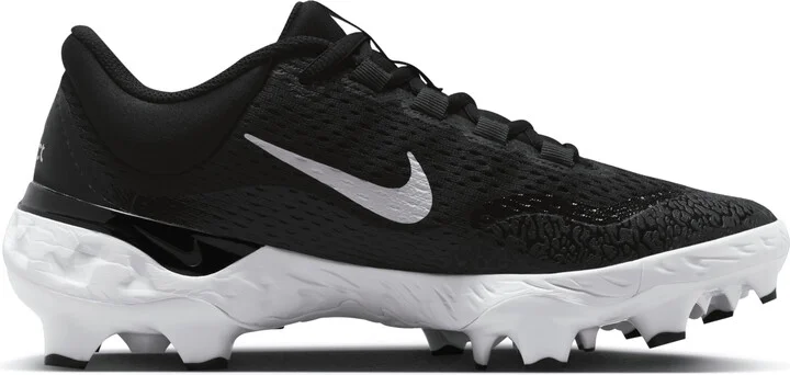 Nike Men's Alpha Huarache Elite 4 Low MCS Baseball Cleats in Black | FD6221-001 - Image 3