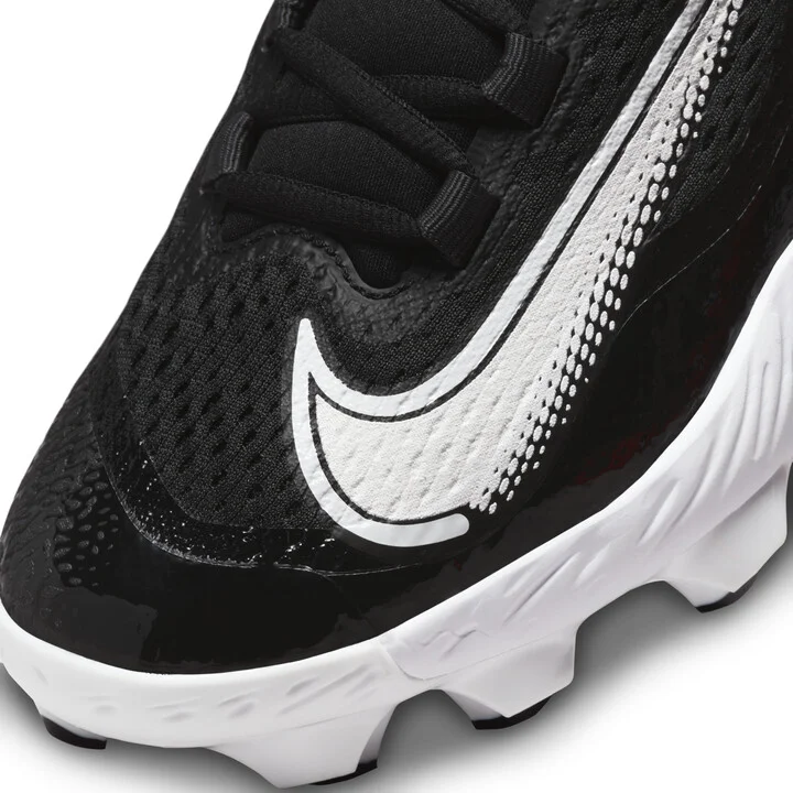 Nike Men's Alpha Huarache Elite 4 Low MCS Baseball Cleats in Black | FD6221-001 - Image 8