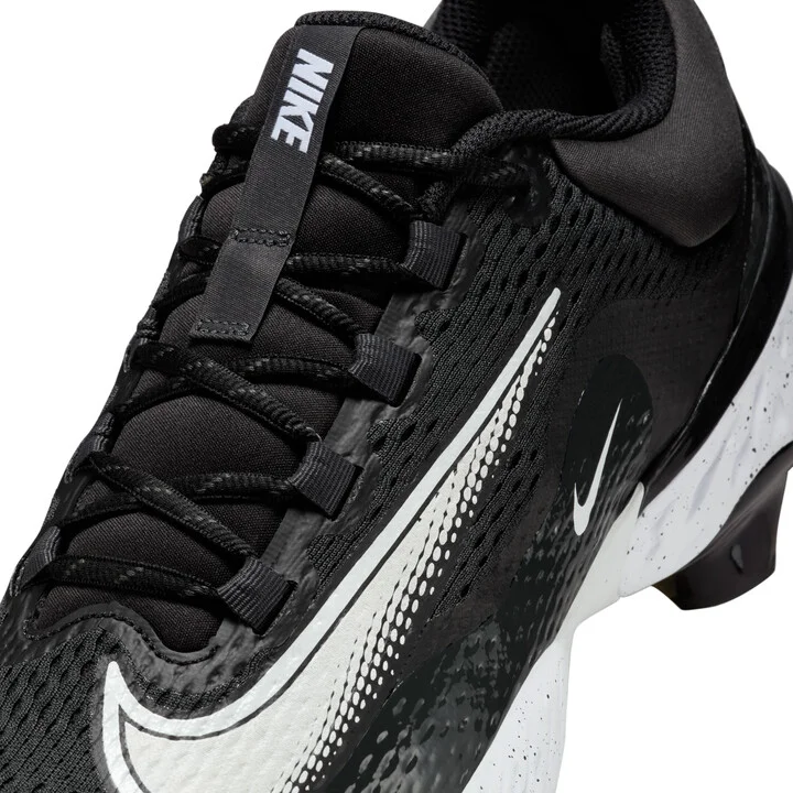 Nike Men's Alpha Huarache Elite 4 Low MCS Baseball Cleats in Black | FD6221-003 - Image 8