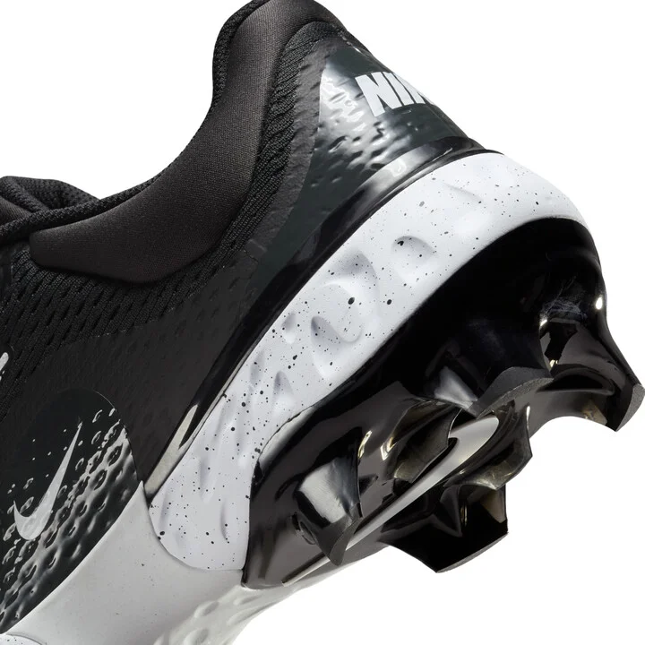 Nike Men's Alpha Huarache Elite 4 Low MCS Baseball Cleats in Black | FD6221-003 - Image 9