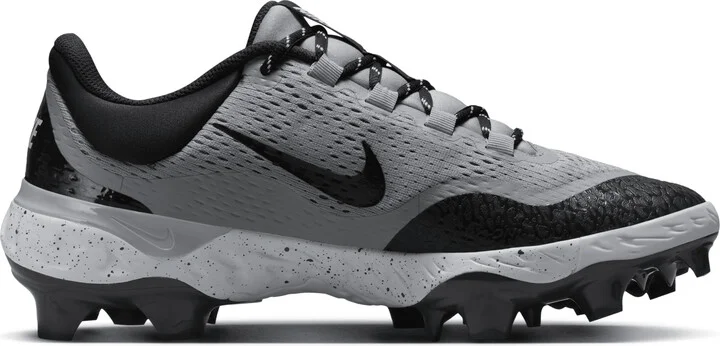 Nike Men's Alpha Huarache Elite 4 Low MCS Baseball Cleats in Grey | FD6221-002 - Image 3