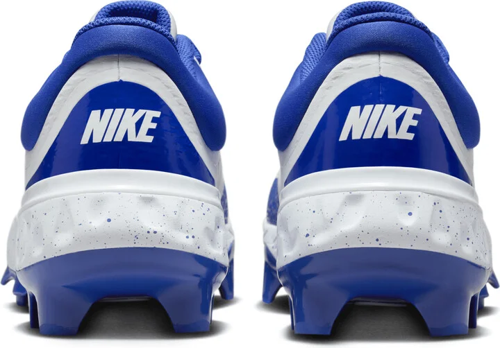 Nike Men's Alpha Huarache Elite 4 Low MCS Baseball Cleats in White | FD6255-106 - Image 6