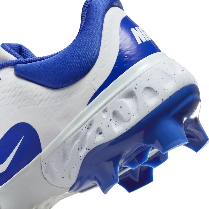 Nike Men's Alpha Huarache Elite 4 Low MCS Baseball Cleats in White | FD6255-106 - Image 9
