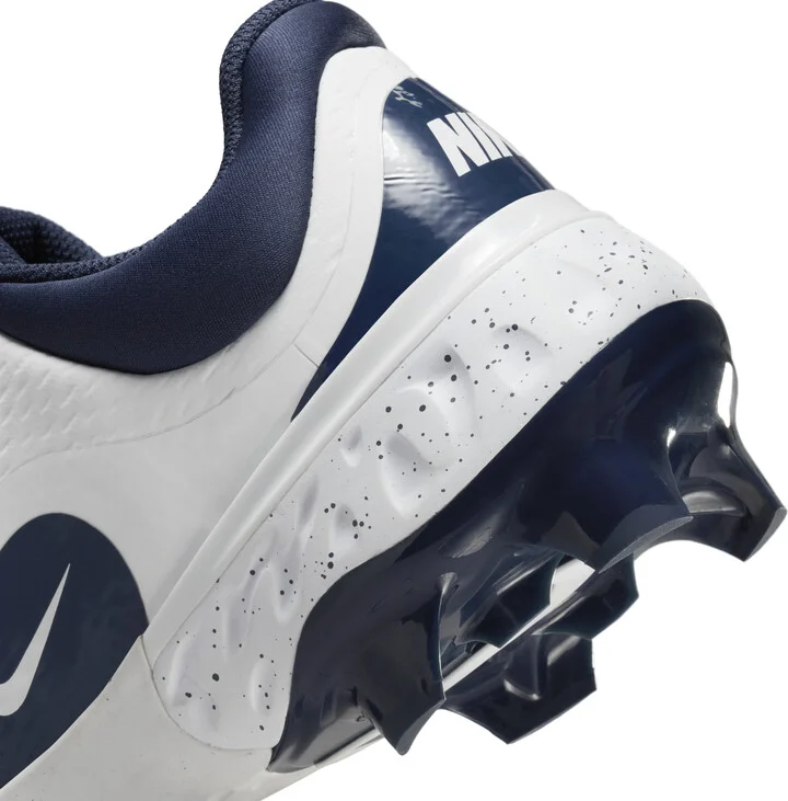 Nike Men's Alpha Huarache Elite 4 Low MCS Baseball Cleats in White | FD6255-107 - Image 9