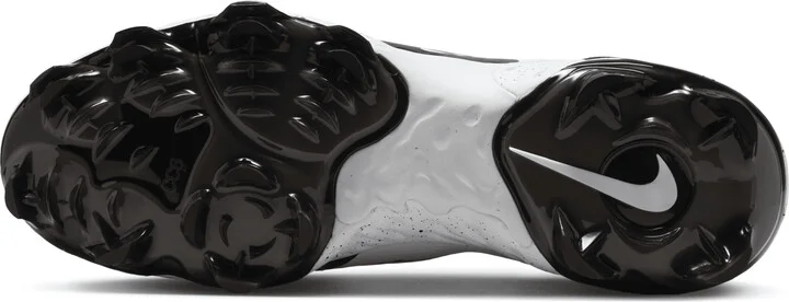 Nike Men's Alpha Huarache Elite 4 Low MCS Baseball Cleats in White | FD6255-108 - Image 2