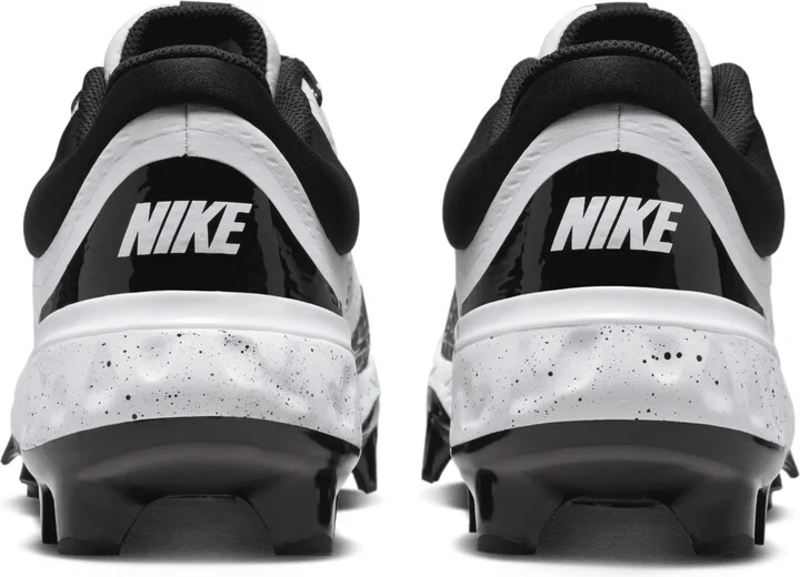 Nike Men's Alpha Huarache Elite 4 Low MCS Baseball Cleats in White | FD6255-108 - Image 6