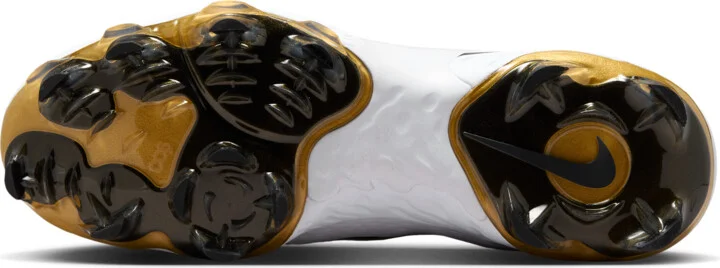 Nike Men's Alpha Huarache Elite 4 Low MCS Baseball Cleats in White | FD6255-119 - Image 2