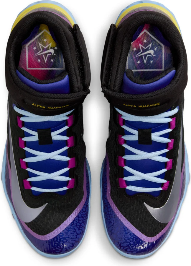 Nike Men's Alpha Huarache Elite 4 Mid NRG Baseball Cleats in Purple | IH4035-500 - Image 4