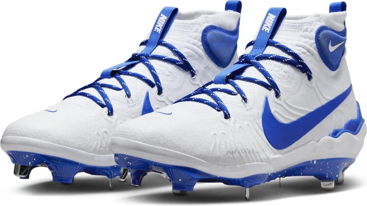 Nike Men's Alpha Huarache NXT Baseball Cleats in White | DJ6517-105 - Image 5