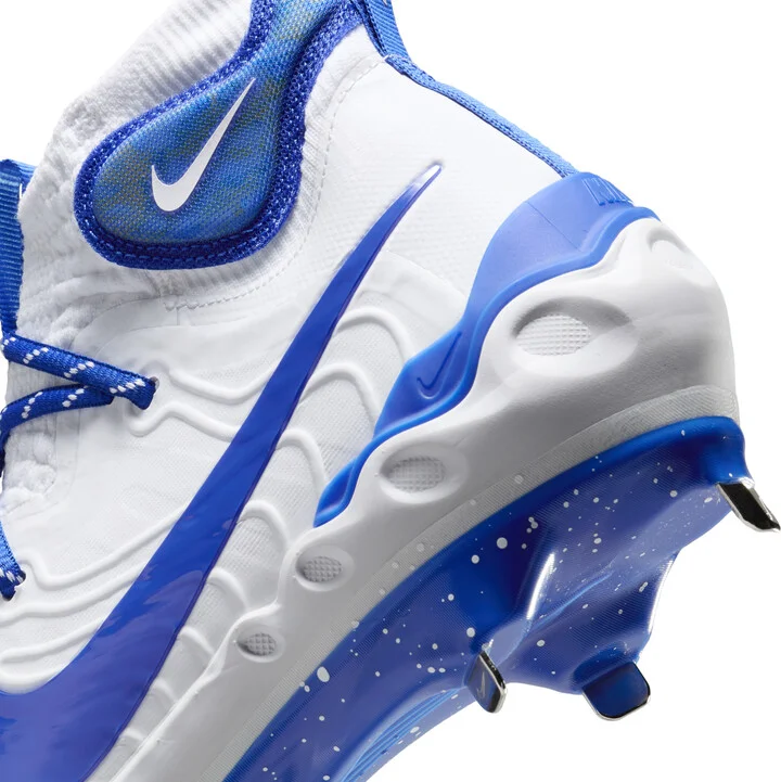 Nike Men's Alpha Huarache NXT Baseball Cleats in White | DJ6517-105 - Image 9