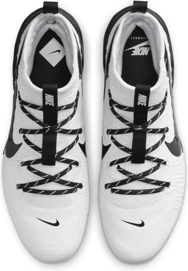 Nike Men's Alpha Huarache NXT Baseball Cleats in White | DJ6517-107 - Image 4