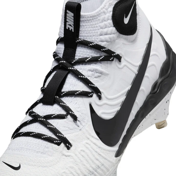 Nike Men's Alpha Huarache NXT Baseball Cleats in White | DJ6517-107 - Image 8