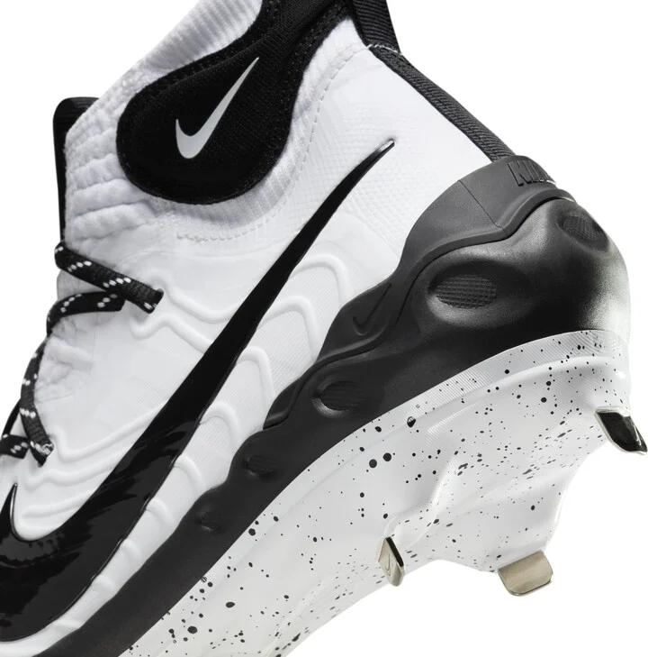 Nike Men's Alpha Huarache NXT Baseball Cleats in White | DJ6517-107 - Image 9