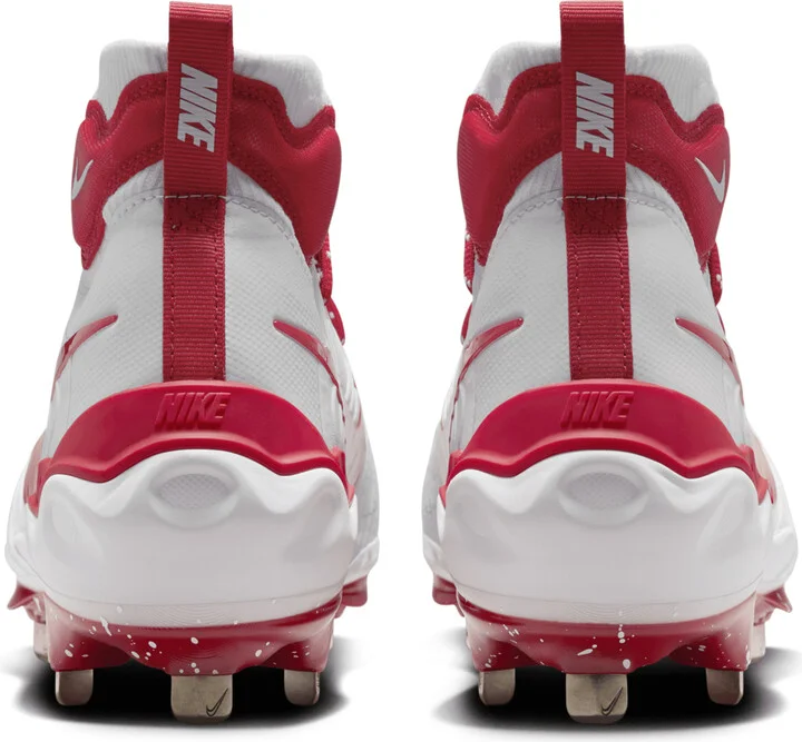 Nike Men's Alpha Huarache NXT Baseball Cleats in White | DJ6517-108 - Image 6