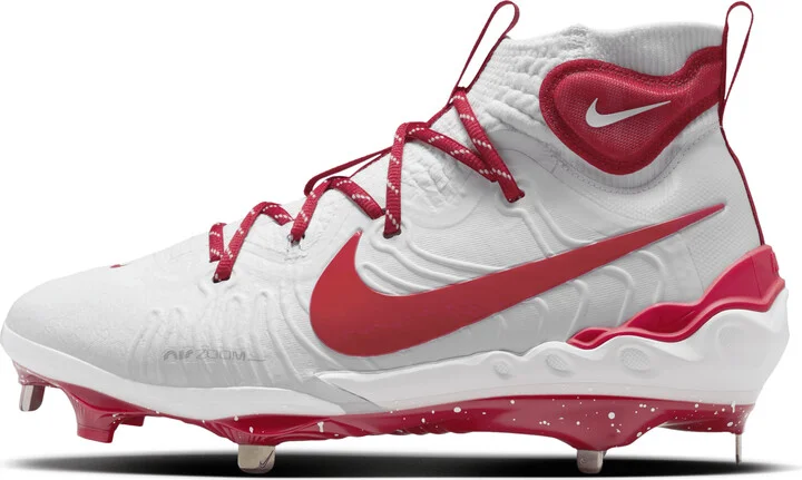 Nike Men's Alpha Huarache NXT Baseball Cleats in White | DJ6517-108
