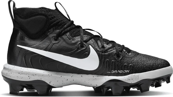 Nike Men's Alpha Huarache NXT MCS Baseball Cleats in Black | DJ6519-002 - Image 3