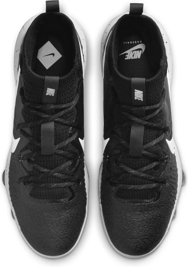 Nike Men's Alpha Huarache NXT MCS Baseball Cleats in Black | DJ6519-002 - Image 4