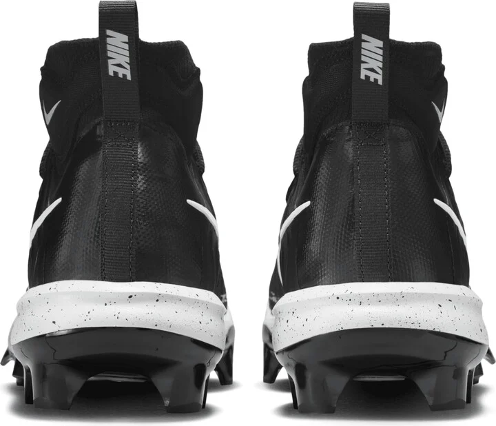 Nike Men's Alpha Huarache NXT MCS Baseball Cleats in Black | DJ6519-002 - Image 6