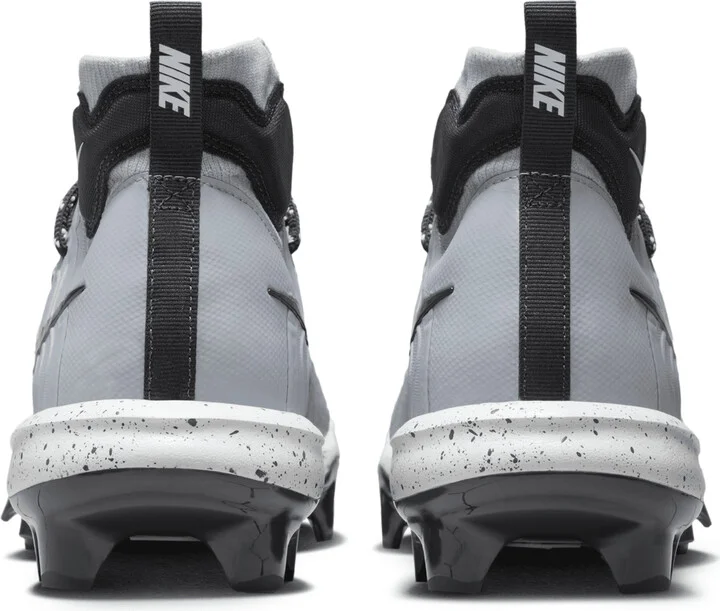 Nike Men's Alpha Huarache NXT MCS Baseball Cleats in Grey | DJ6519-003 - Image 6