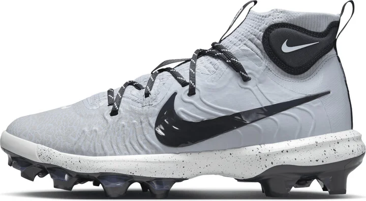 Nike Men's Alpha Huarache NXT MCS Baseball Cleats in Grey | DJ6519-003