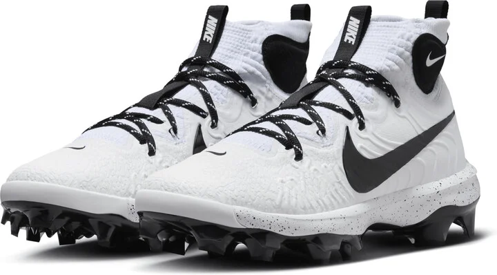 Nike Men's Alpha Huarache NXT MCS Baseball Cleats in White | DJ6519-107 - Image 5