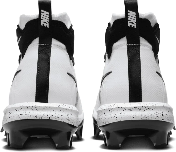 Nike Men's Alpha Huarache NXT MCS Baseball Cleats in White | DJ6519-107 - Image 6
