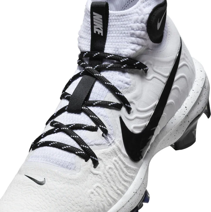 Nike Men's Alpha Huarache NXT MCS Baseball Cleats in White | DJ6519-107 - Image 8