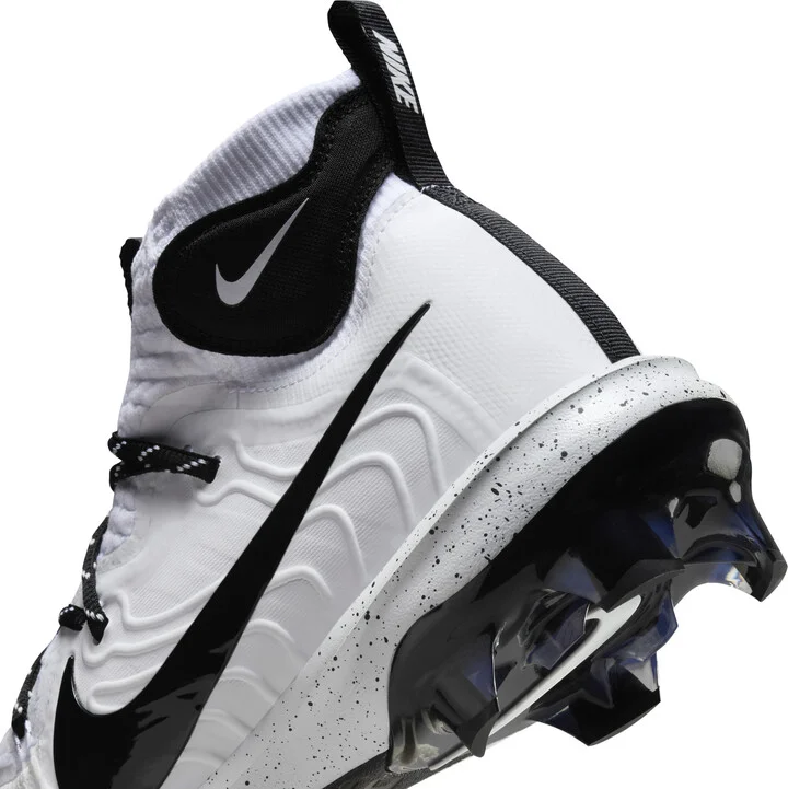 Nike Men's Alpha Huarache NXT MCS Baseball Cleats in White | DJ6519-107 - Image 9