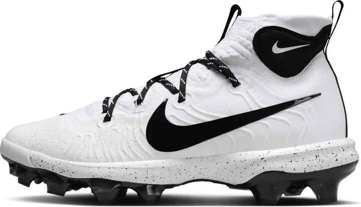 Nike Men's Alpha Huarache NXT MCS Baseball Cleats in White | DJ6519-107