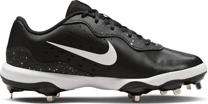Nike Men's Alpha Huarache Varsity 4 Low Baseball Cleats in Black | DJ6516-001 - Image 3