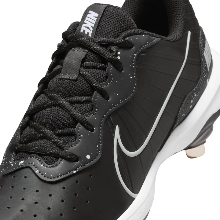 Nike Men's Alpha Huarache Varsity 4 Low Baseball Cleats in Black | DJ6516-001 - Image 8
