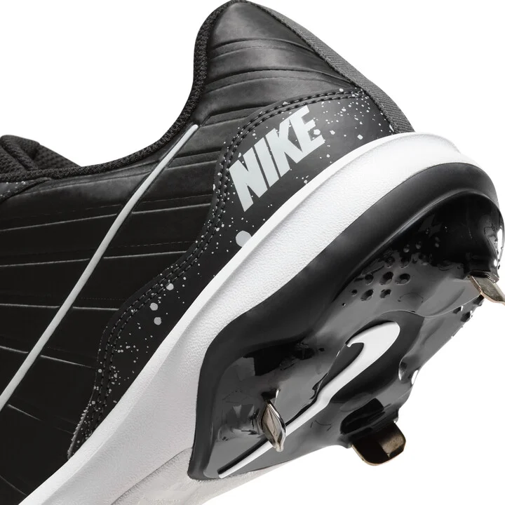 Nike Men's Alpha Huarache Varsity 4 Low Baseball Cleats in Black | DJ6516-001 - Image 9