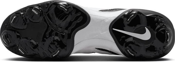 Nike Men's Alpha Huarache Varsity 4 Low Baseball Cleats in White | DJ6516-101 - Image 2