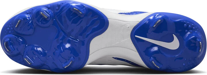Nike Men's Alpha Huarache Varsity 4 Low Baseball Cleats in White | DJ6516-102 - Image 2