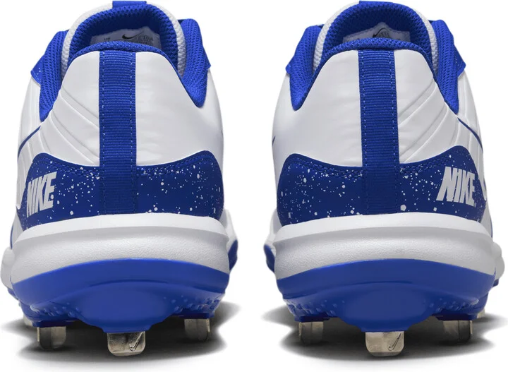 Nike Men's Alpha Huarache Varsity 4 Low Baseball Cleats in White | DJ6516-102 - Image 6