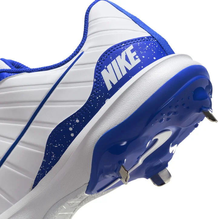 Nike Men's Alpha Huarache Varsity 4 Low Baseball Cleats in White | DJ6516-102 - Image 9