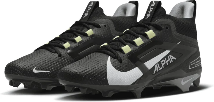 Nike Men's Alpha Menace 4 Elite Football Cleats in Black | FD7036-001 - Image 5