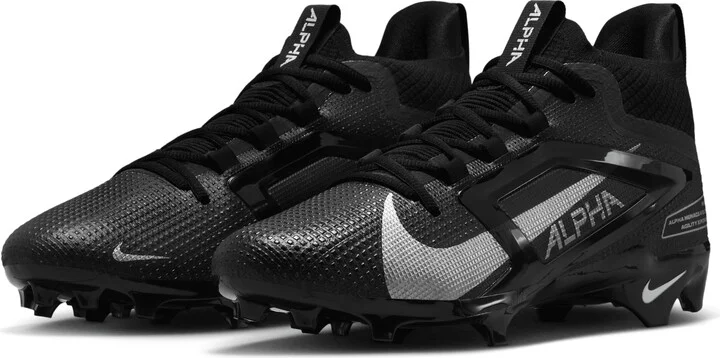Nike Men's Alpha Menace 4 Elite Football Cleats in Black | FD7036-002 - Image 5