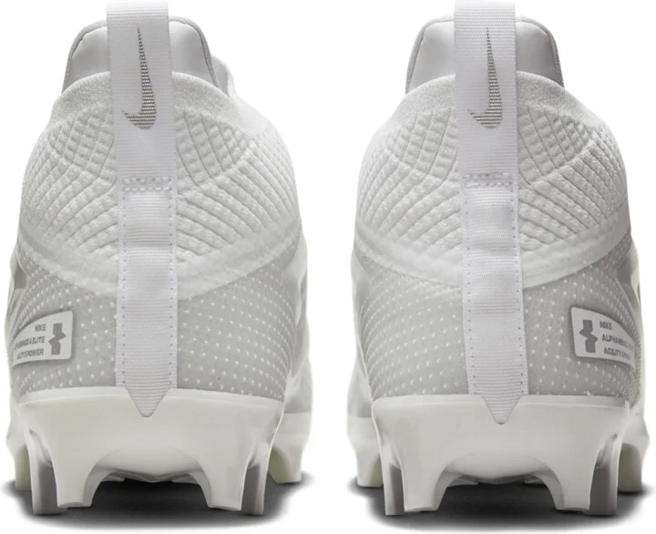 Nike Men's Alpha Menace 4 Elite Football Cleats in White | FD7036-101 - Image 6