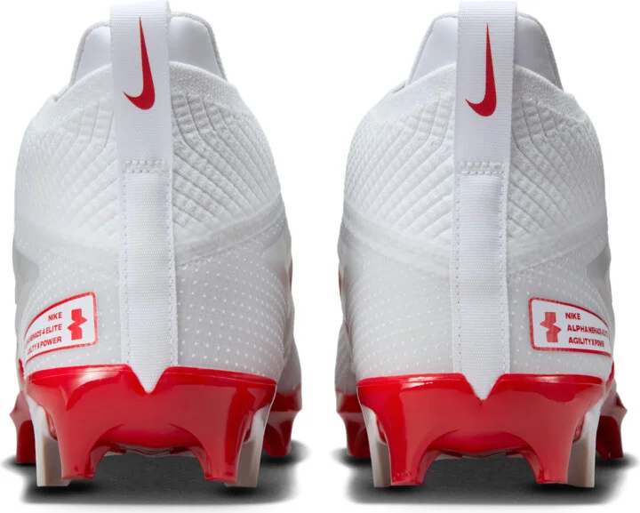 Nike Men's Alpha Menace 4 Elite Football Cleats in White | FD7036-102 - Image 6