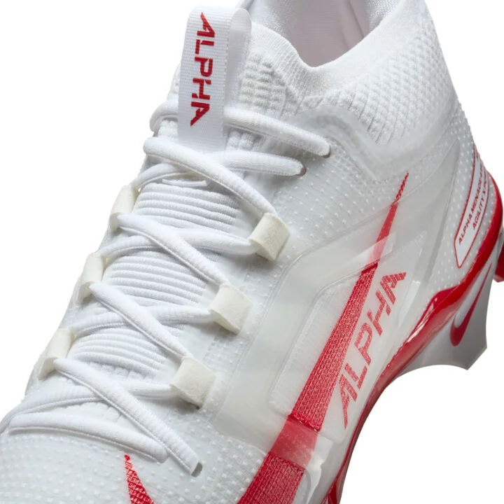 Nike Men's Alpha Menace 4 Elite Football Cleats in White | FD7036-102 - Image 8