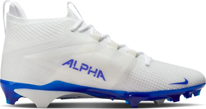 Nike Men's Alpha Menace 4 Elite Football Cleats in White | FD7036-103 - Image 3