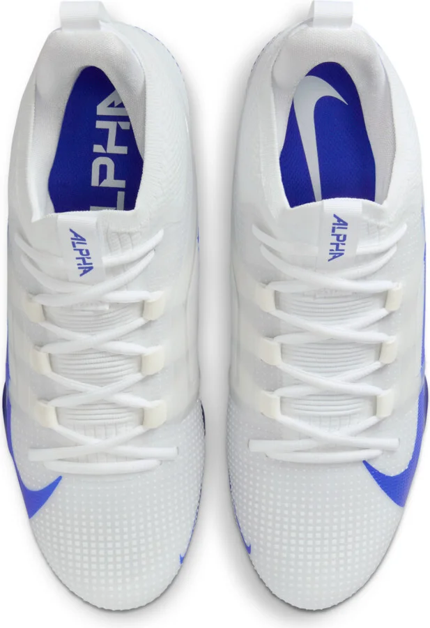 Nike Men's Alpha Menace 4 Elite Football Cleats in White | FD7036-103 - Image 4