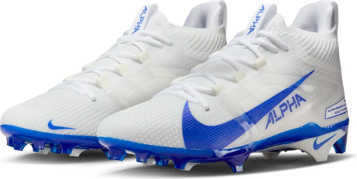Nike Men's Alpha Menace 4 Elite Football Cleats in White | FD7036-103 - Image 5