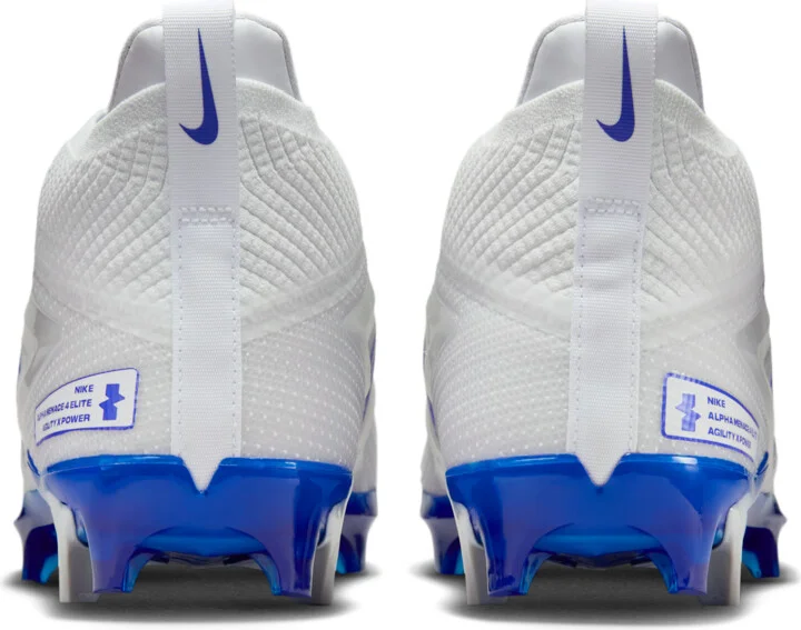 Nike Men's Alpha Menace 4 Elite Football Cleats in White | FD7036-103 - Image 6