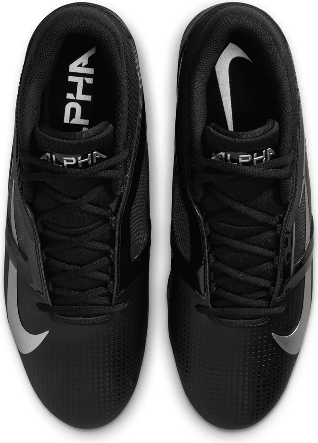 Nike Men's Alpha Menace 4 Pro Football Cleats in Black | FD7037-002 - Image 4